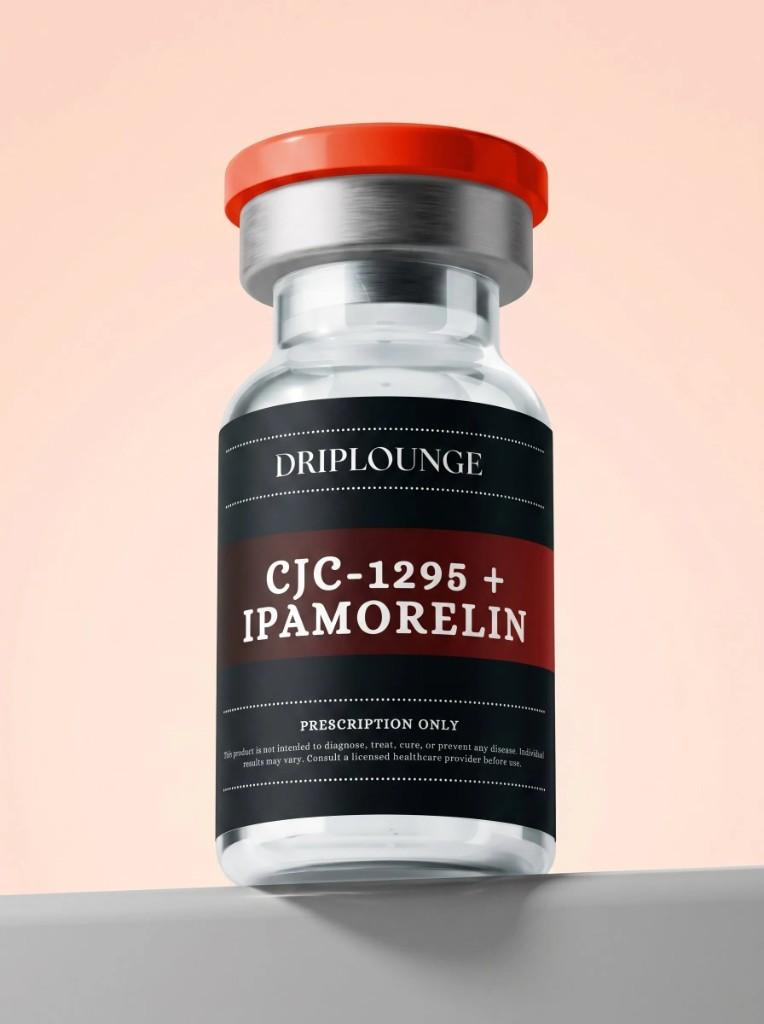 CJC-1295 and Ipamorelin peptide vial
