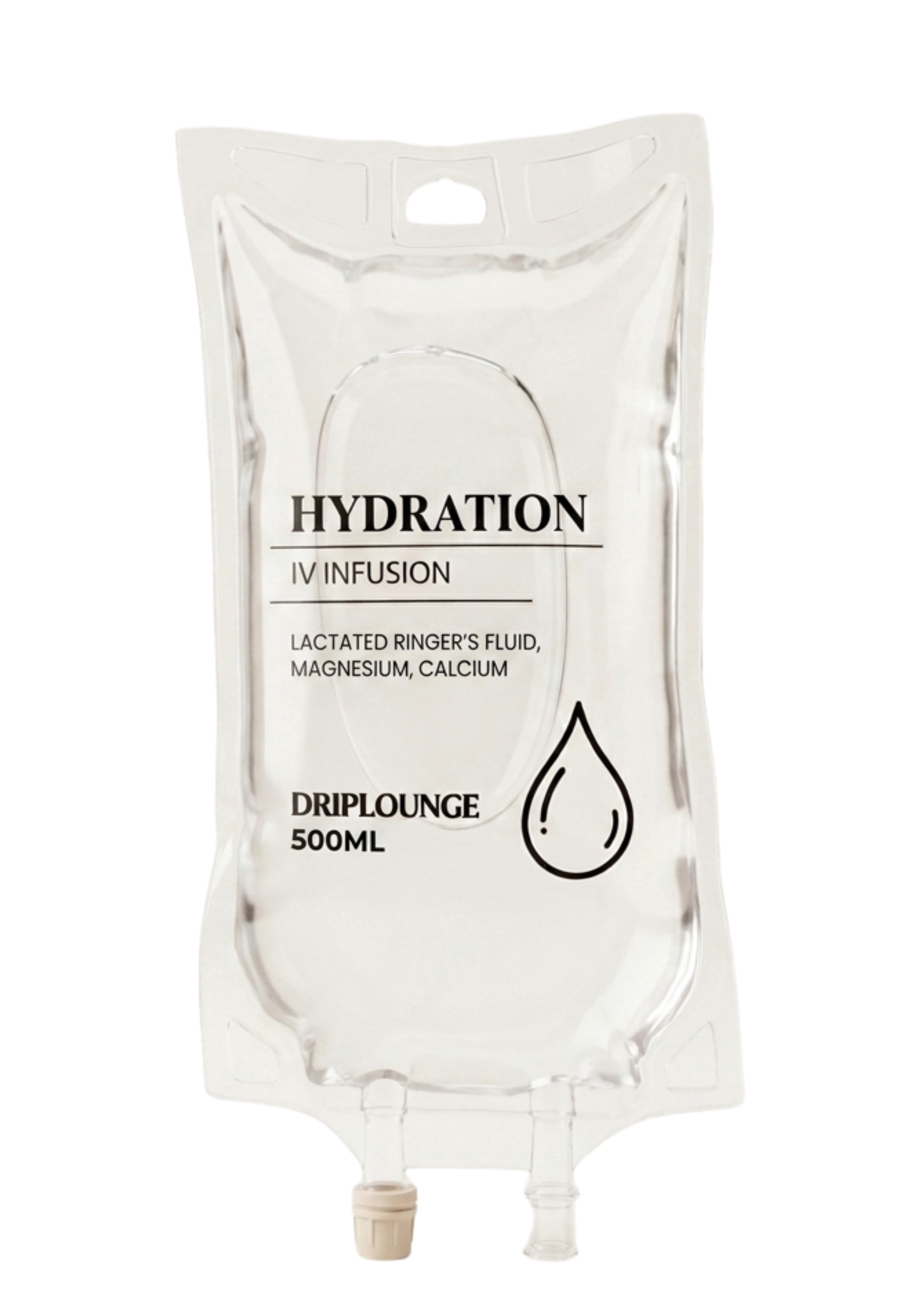 Hydration IV infusion bag