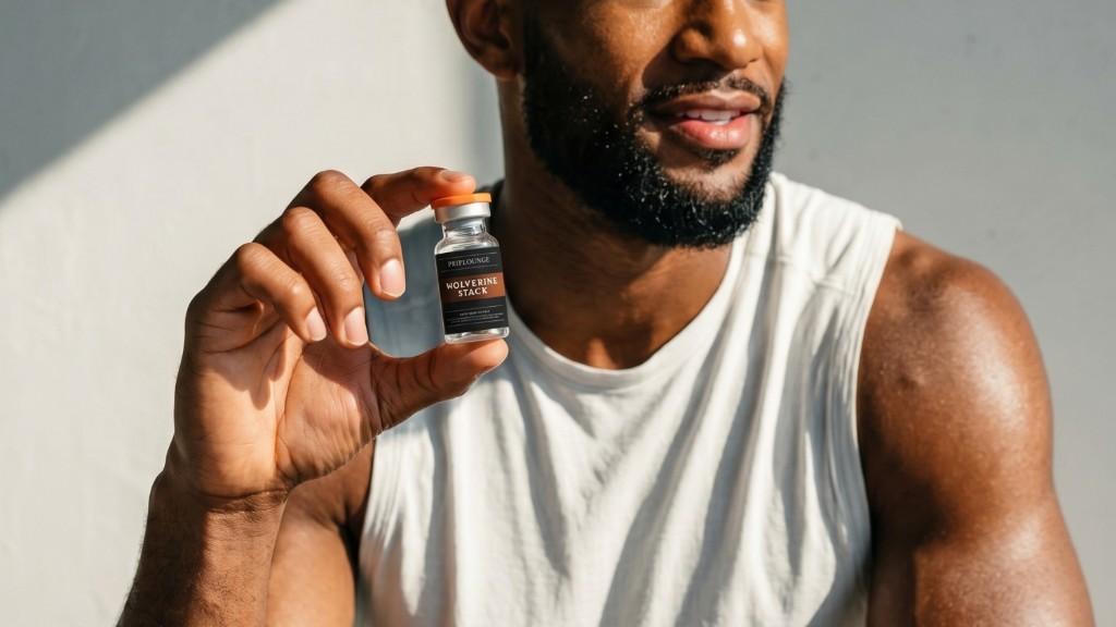 Peptide wellness vial at NY Drip Lounge